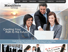 Tablet Screenshot of masonborogroup.com